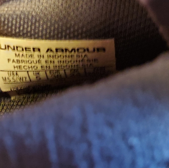 Under Armour Blue and Pink Athletic Shoes - Picture 5 of 5